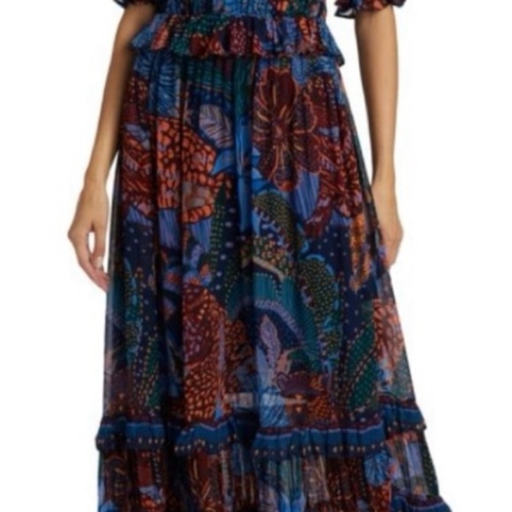 Farm Rio  Cool Leopard Ruffled Maxi - Picture 2 of 5